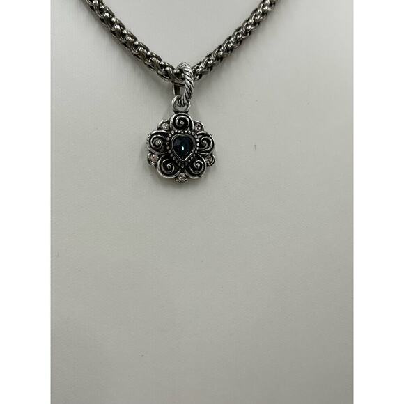 Brighton Signed Chain Necklace With Charm - Picture 7 of 12